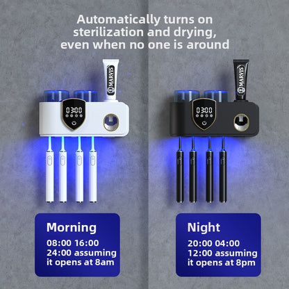 Smart UV Toothbrush Sterilizer with Drying Function