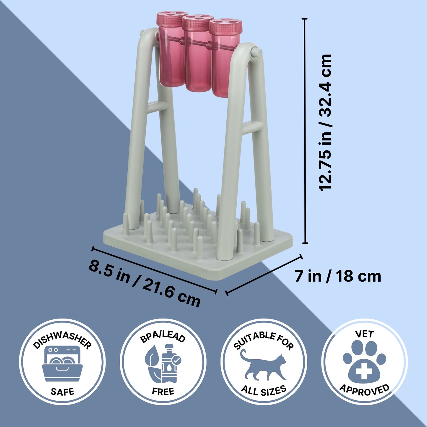 Mad Scientist Turn around Strategy Game Cat Puzzle Toy, Treat Dispenser, Interactive Play
