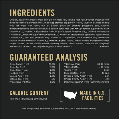 Liveclear Senior Cat Food 7+ Cat Allergen Reducer Prime plus Chicken and Rice Formula - 5.5 Lb. Bag