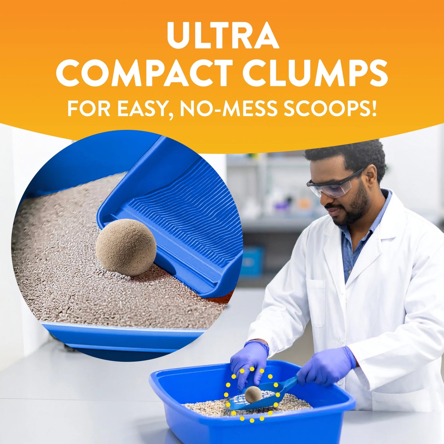 Hardball Lightweight Cat Litter, Multi-Cat Clumping Litter, No-Mess Scooping, 7 Lb