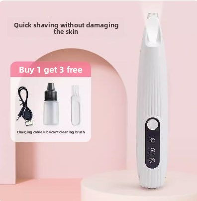 Rechargeable Pet Grooming Trimmer with LED Light