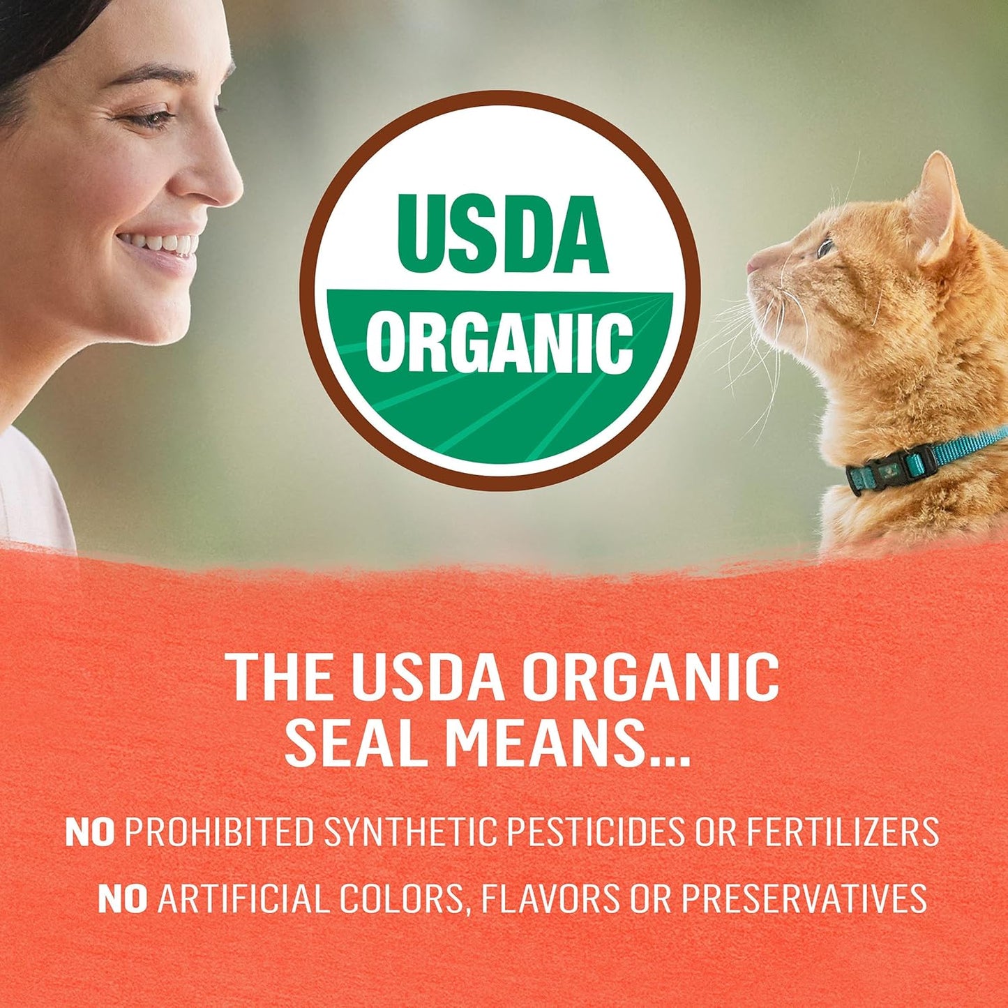 Organic Wet Cat Food Pate, Organic Chicken & Sweet Potato Adult Recipe - (Pack of 12) 3 Oz. Cans