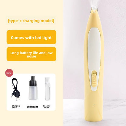 Rechargeable Pet Grooming Trimmer with LED Light