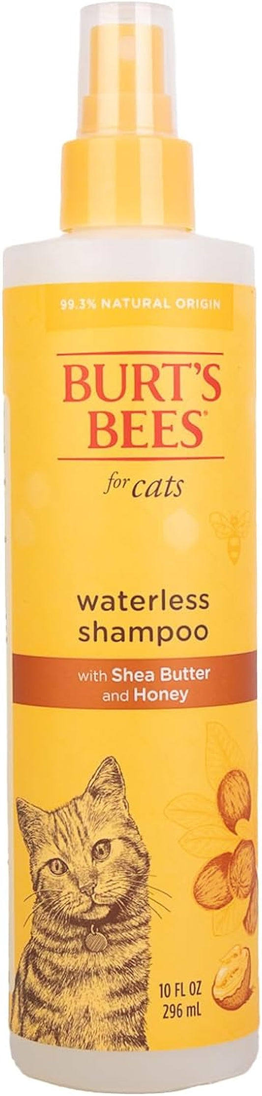 for Pets Waterless Cat Shampoo for Cats with Shea Butter and Honey - a No Rinse Dry Kitten Shampoo, Gentle Cat Grooming Supplies for Pet Cleaning, Kittens & Indoor Cats, 10 Fl Oz