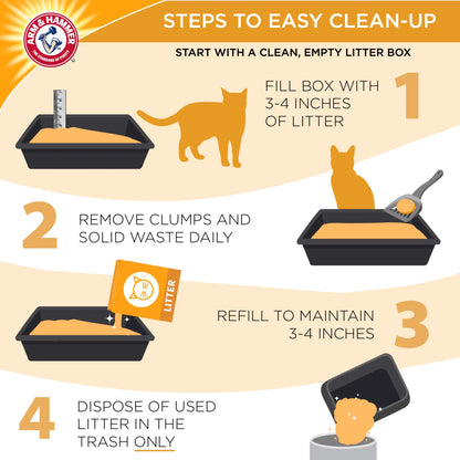 (3 Pack)  Multi-Cat Clumping Litter, Scented, 20 Lb