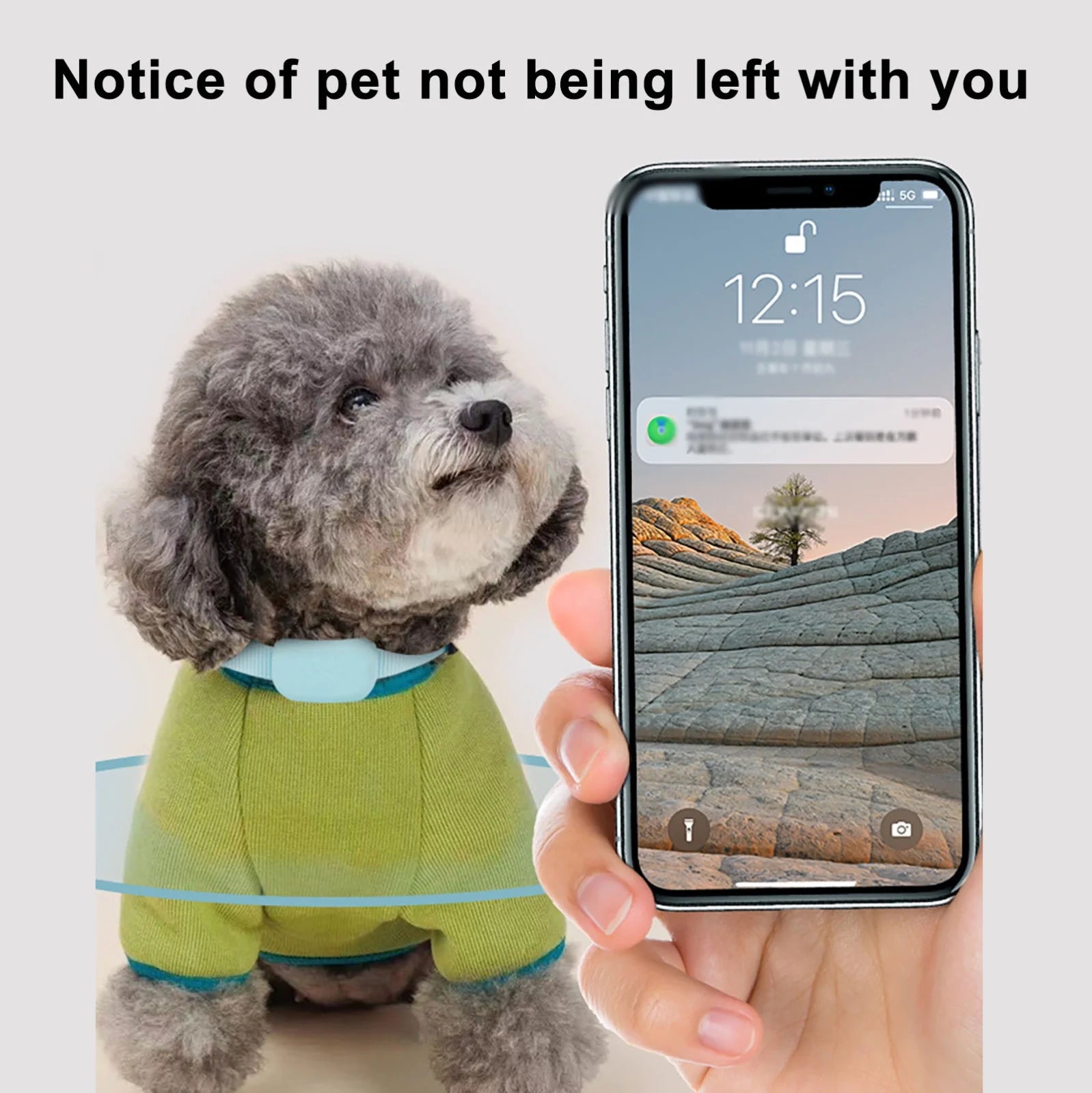 GPS Cat Tracker, Unlimited Range Waterproof Cat Tracker GPS Collar, Helps Locate Your Cat, for Kittens, No Monthly Fees, for Apple Find (Compatible with Ios/Android),Pk
