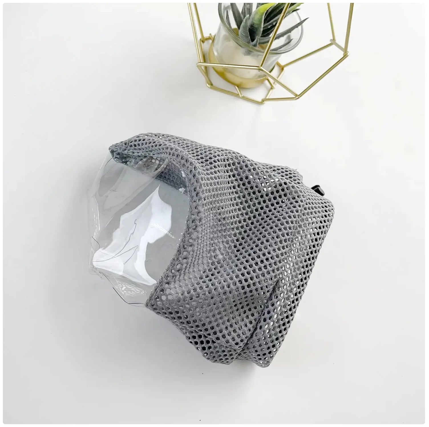 Cat anti - Bite Face Mask - Transparent & Breathable Cat Muzzle for Grooming