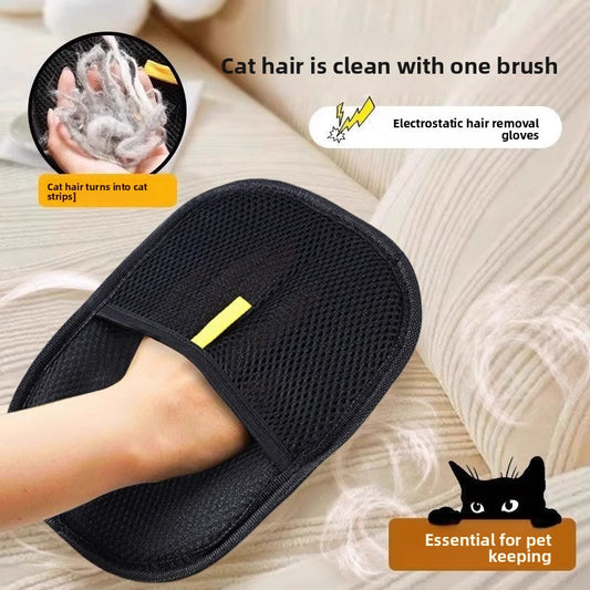 Pet Hair Removal Glove Static Electricity Grooming Tool