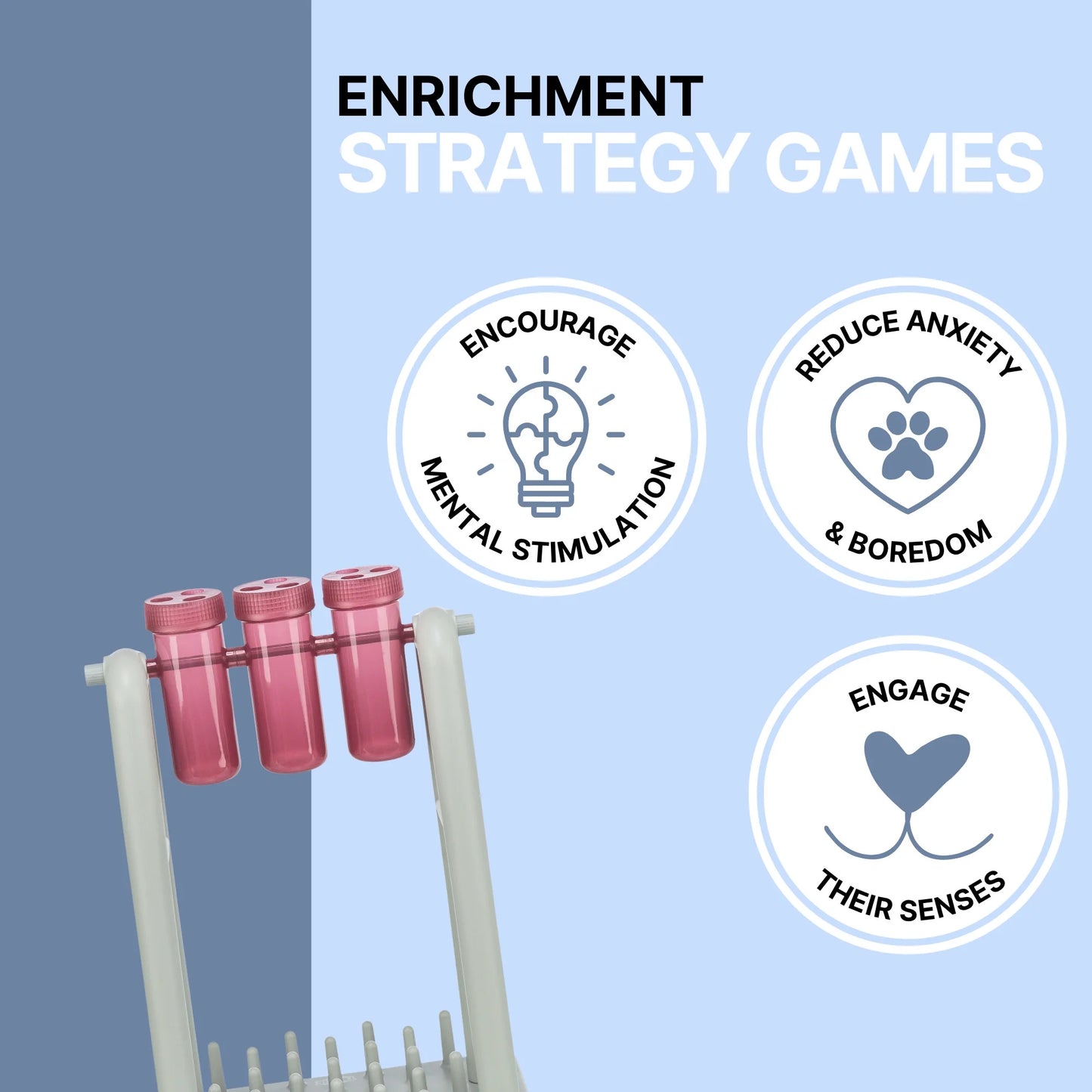 Mad Scientist Turn around Strategy Game Cat Puzzle Toy, Treat Dispenser, Interactive Play